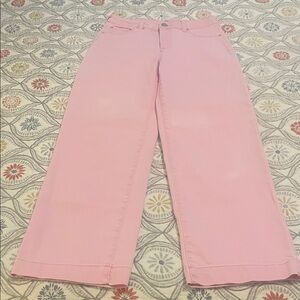 D. Jeans light pink, size 4.